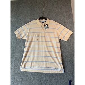 IZOD Mens XL Polo Shirt Striped Short Sleeve Collared Casual‎ Top